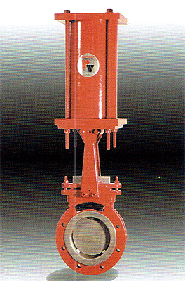 Electrically actuated knife gate valves are actuated by AUMA electric operators as a standard.